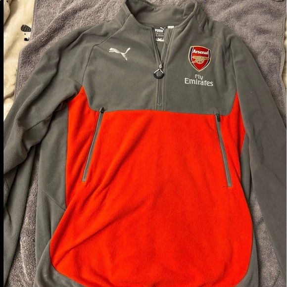 Puma Other - Puma brand Arsenal half-zip fleece jacket  mens size L